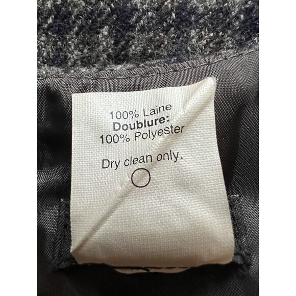 J Crew Women’s Grey Check Pinafore Dress Pure Wool Size 6 Great Condition - Picture 4 of 5